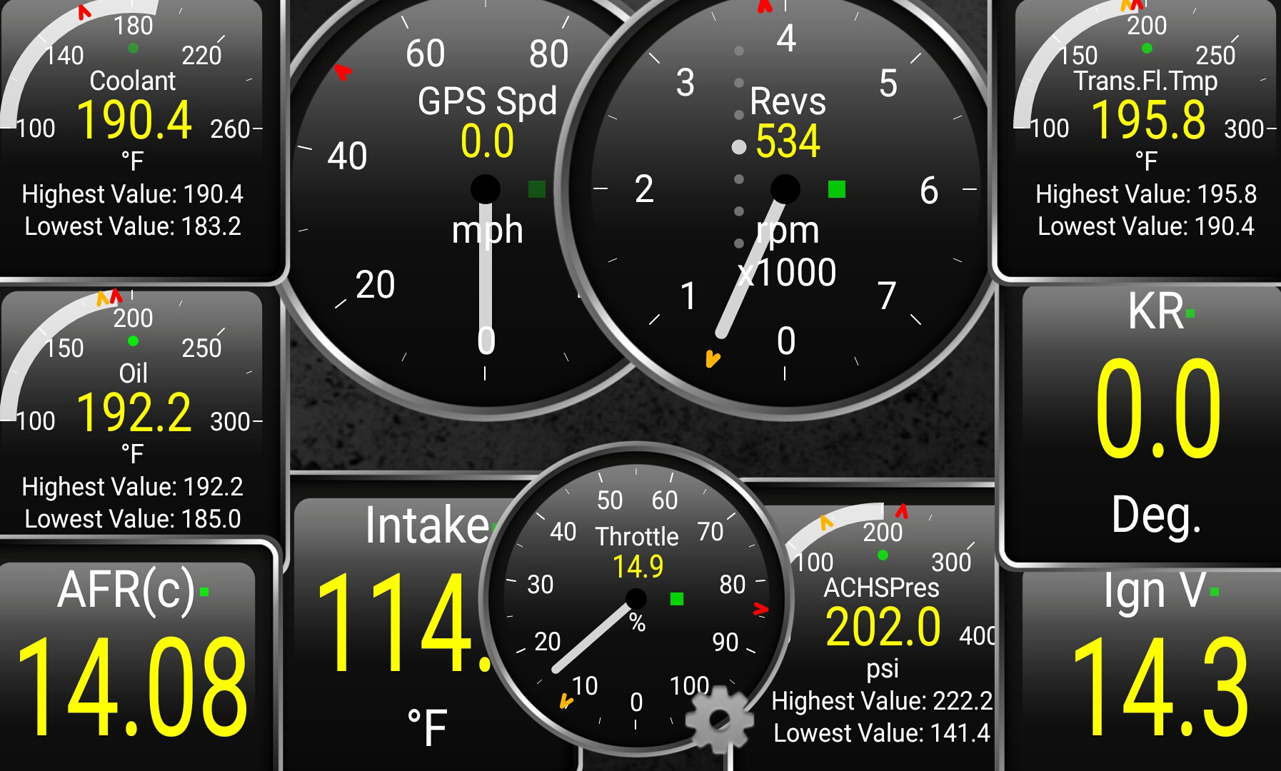 Torque App oil pressure, gear, other good info Page 2 2014 2019